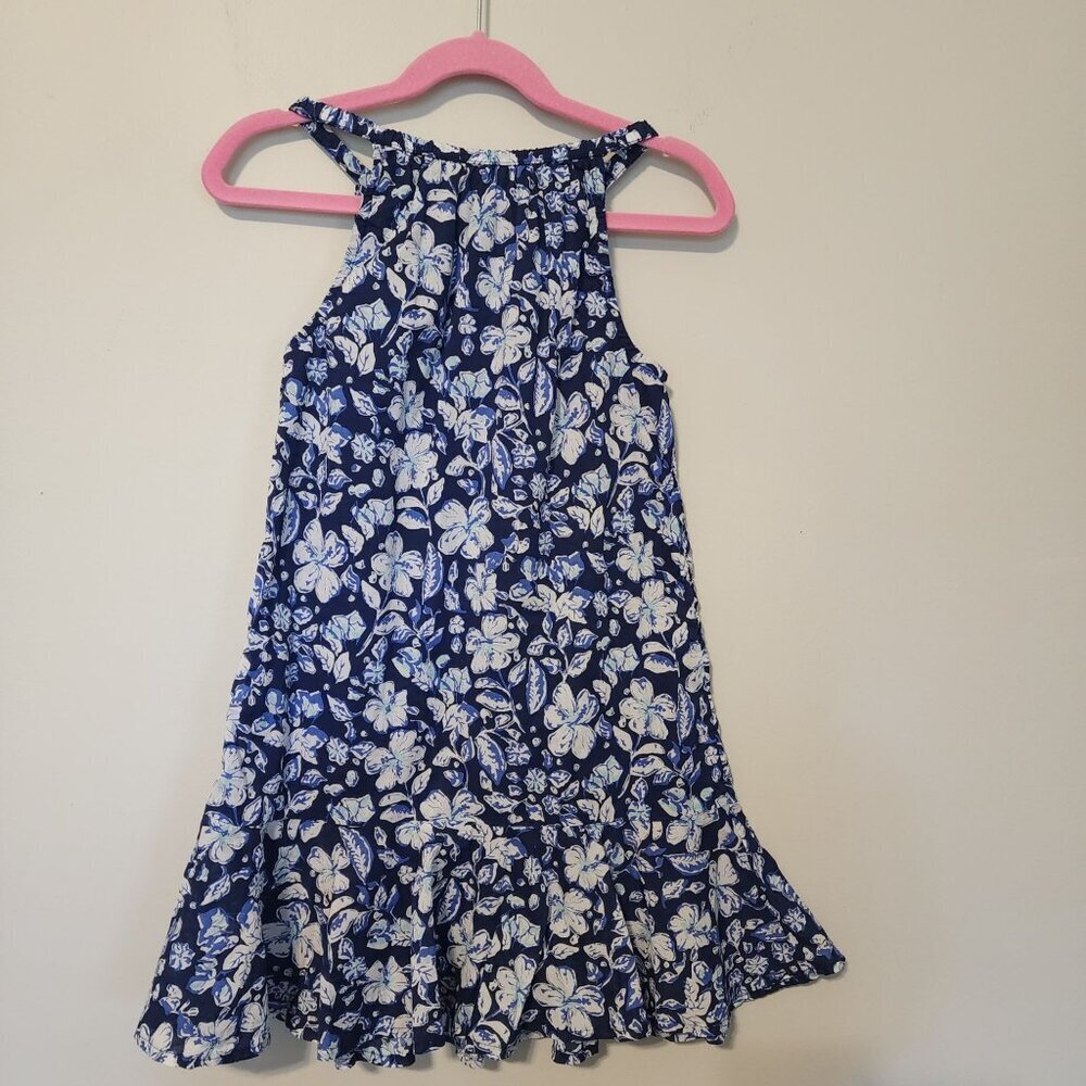 Vineyard Vines blue sundress sz S / 7-8 girls sleeveless - Picture 4 of 5